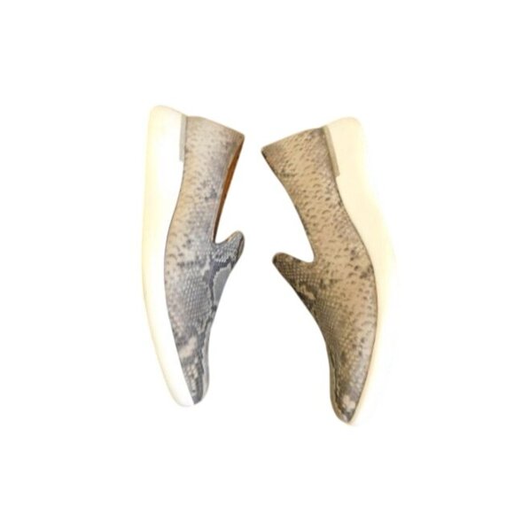 Johnston & Murphy Size 6.5 Reptile Leather Slip On Leather Flats Shoes6.5 - Picture 3 of 4